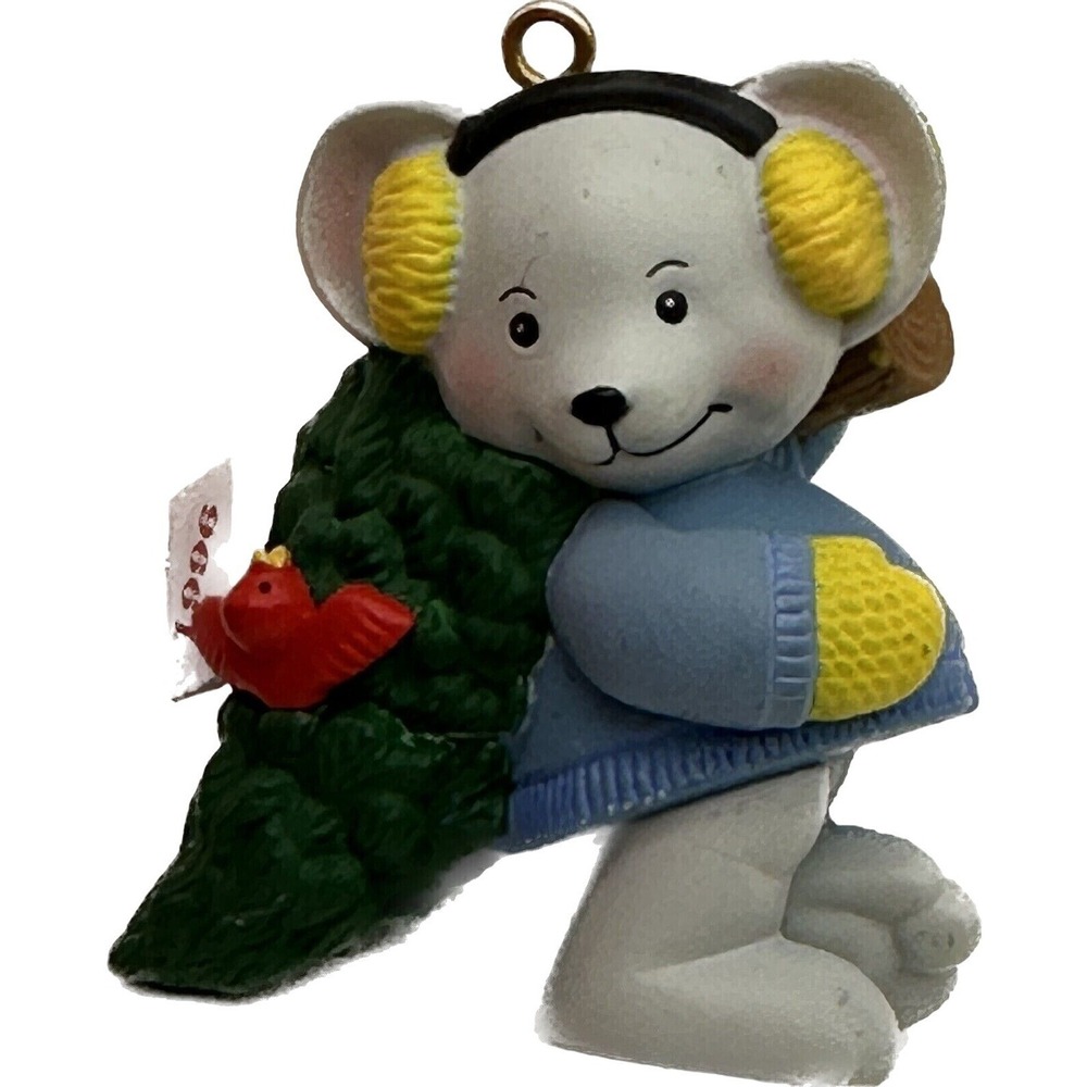 1996 Holiday Friends‎ First in Series Mouse Christmas Tree Ornament Longs Drugs